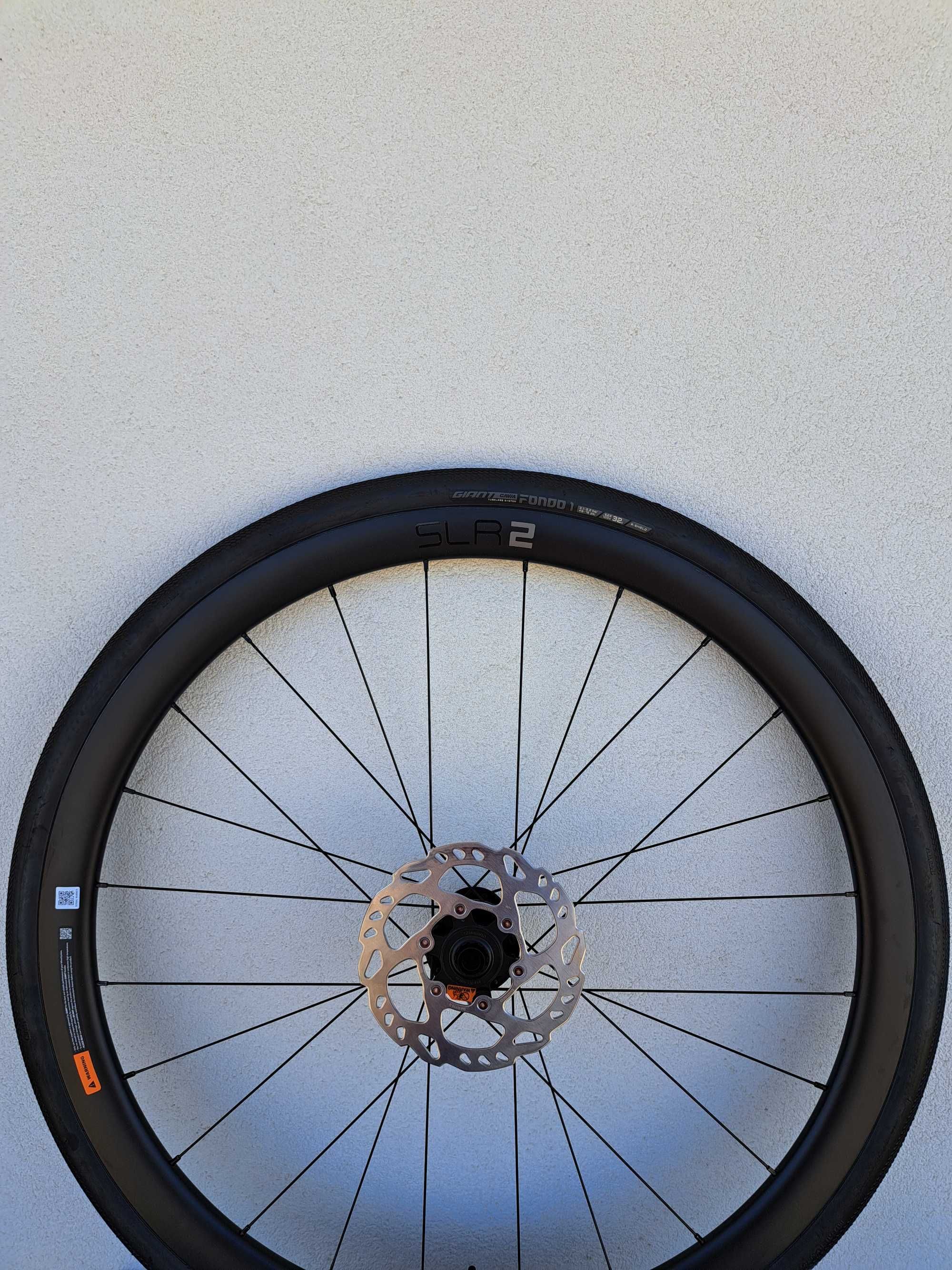 Rodas Carbono Giant SLR2 36 (Novas) + Pneus Giant Gavia Fondo 1
