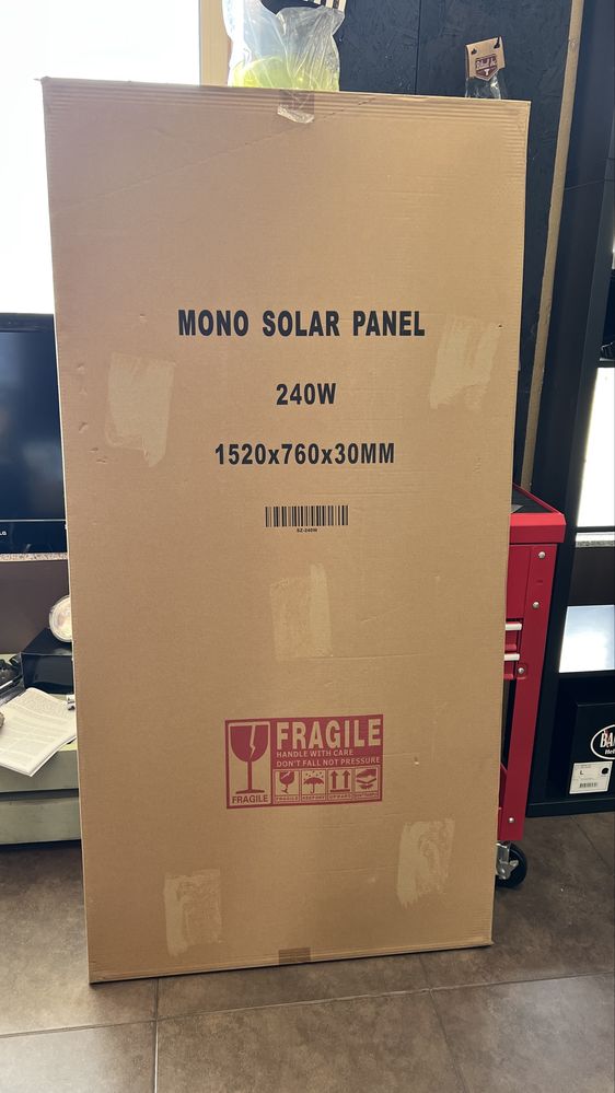 Painel solar para casa ou autocaravana 240w nova geracão