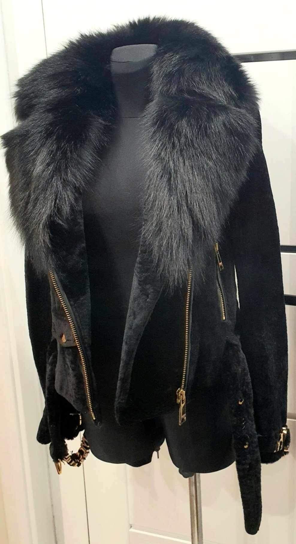 Ramoneska futerko lis Moschino