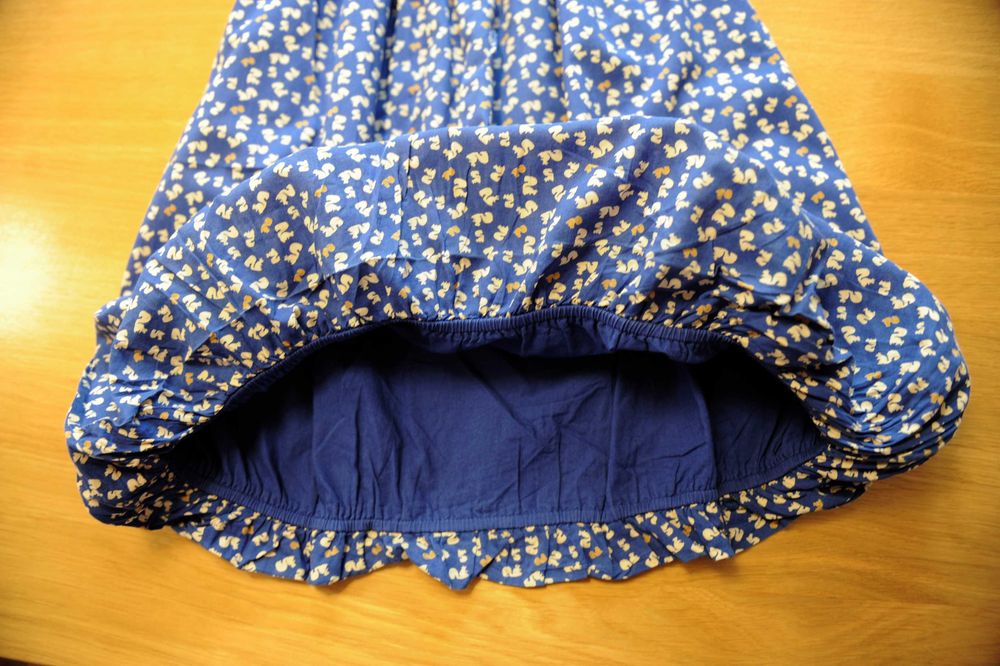 Vestido com lindo efeito em balão 5-6 anos