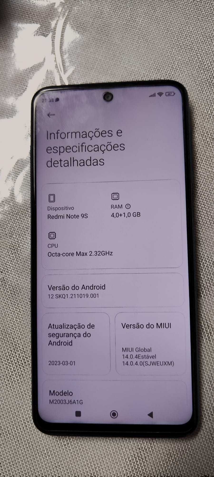 Xiaomi Redmi Note 9S Azul 64G