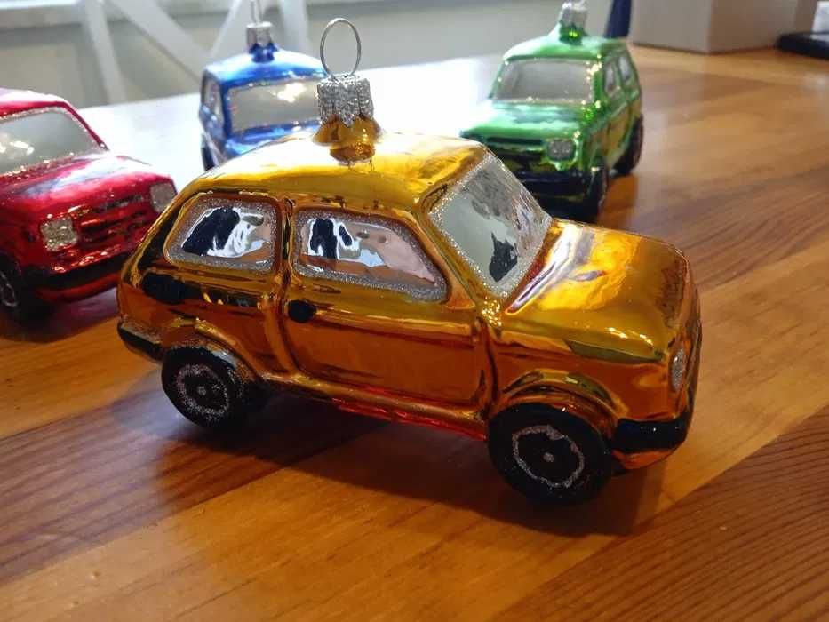 Mały Fiat - bombka choinkowa - Maluch - 126p -1szt  - kolor do wyboru