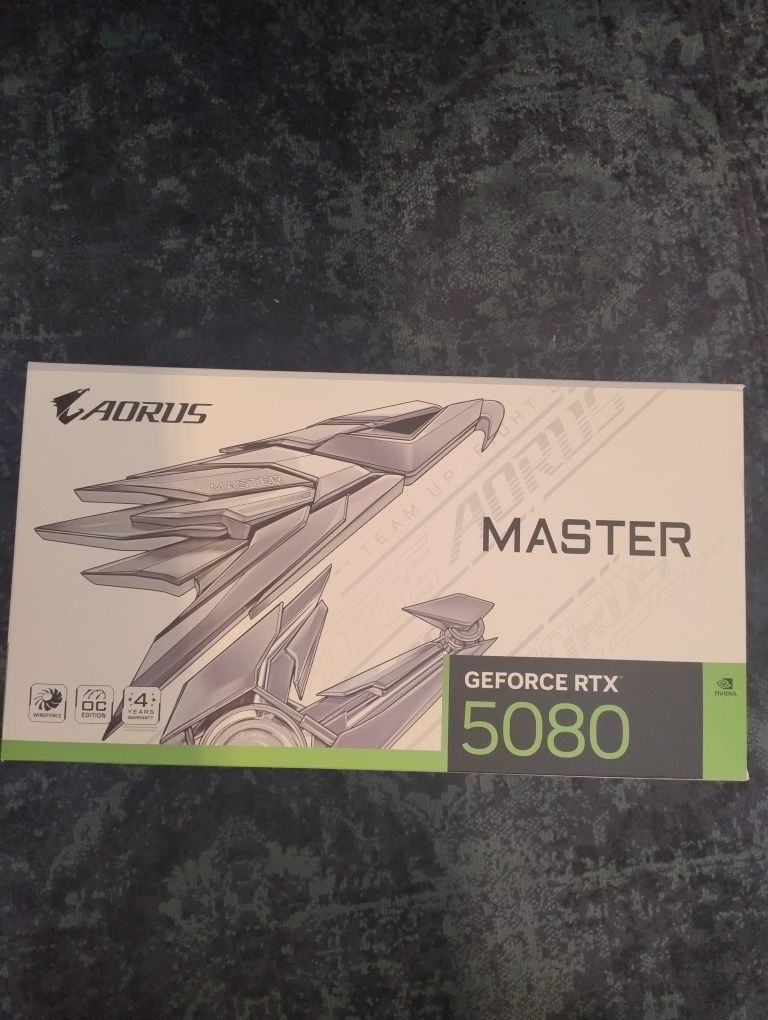 Gigabyte GeForce RTX 5080 AORUS Master Ice 16GB GDDR7