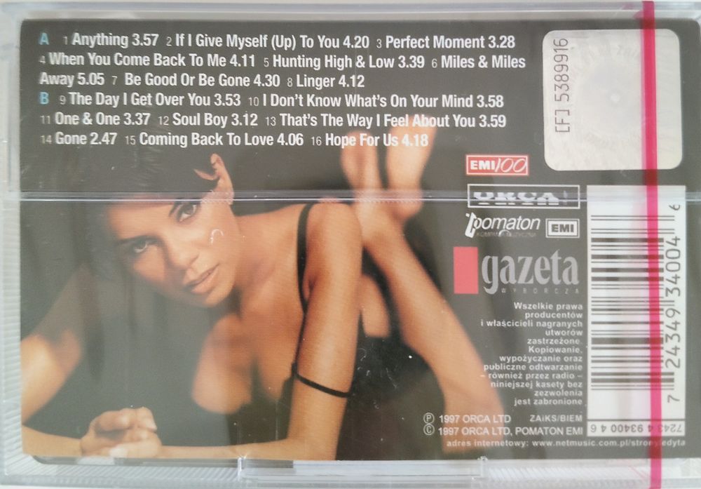 Kaseta magnetofonowa Edyta Górniak  Nowa ,oryginalna