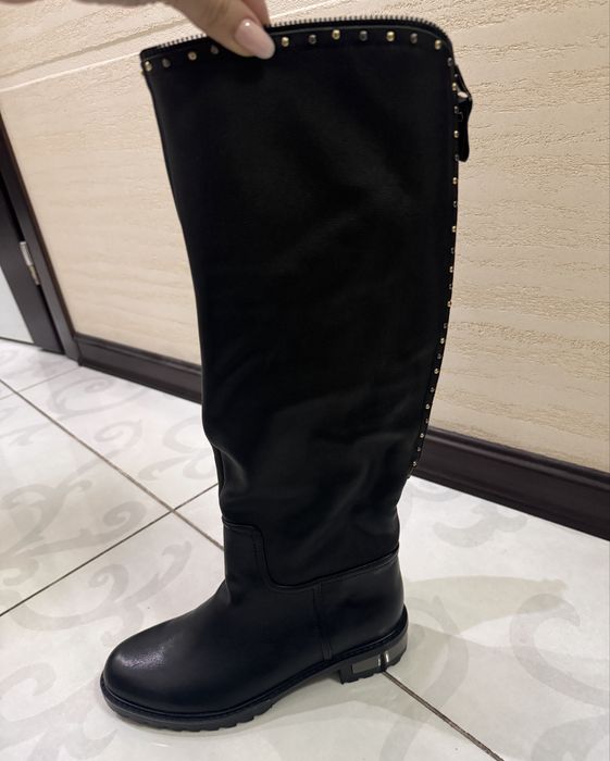 Сапоги кожанные Attizare