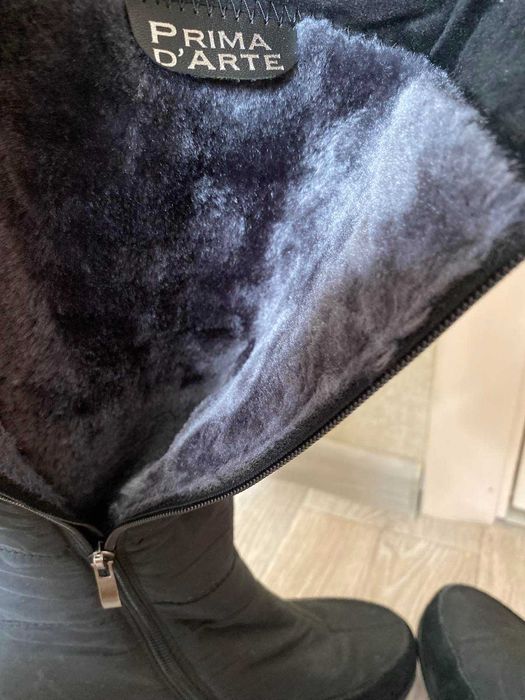 Дутики на танкетке, розмір 40, всередині хутро