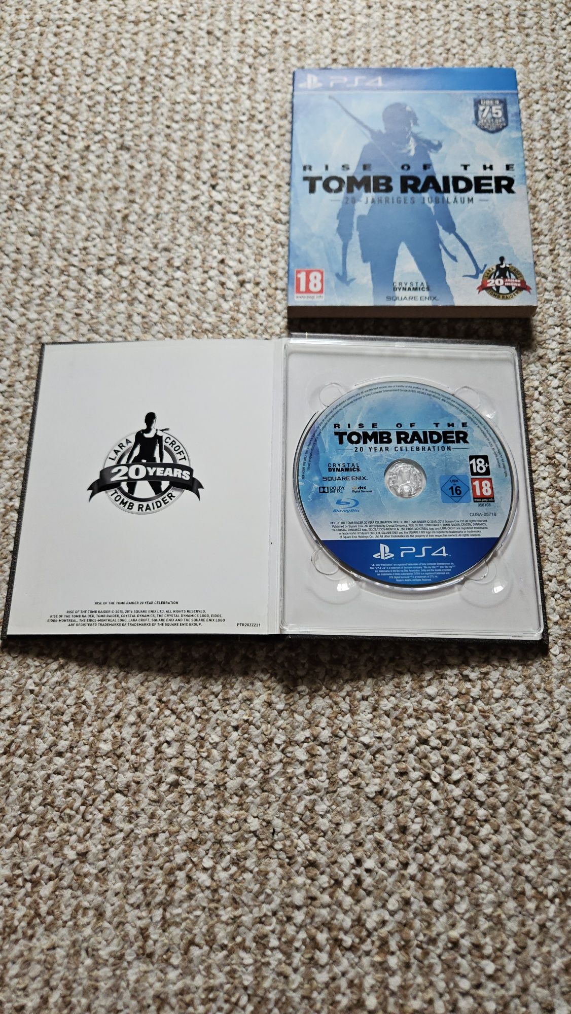 Гра tomb raider PS4-PS5 в стилі артбуку.