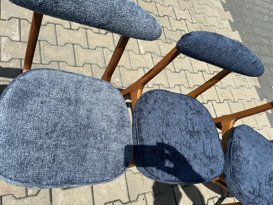 Krzesła Hałas odrestaurowane 6 sztuk Hałasy