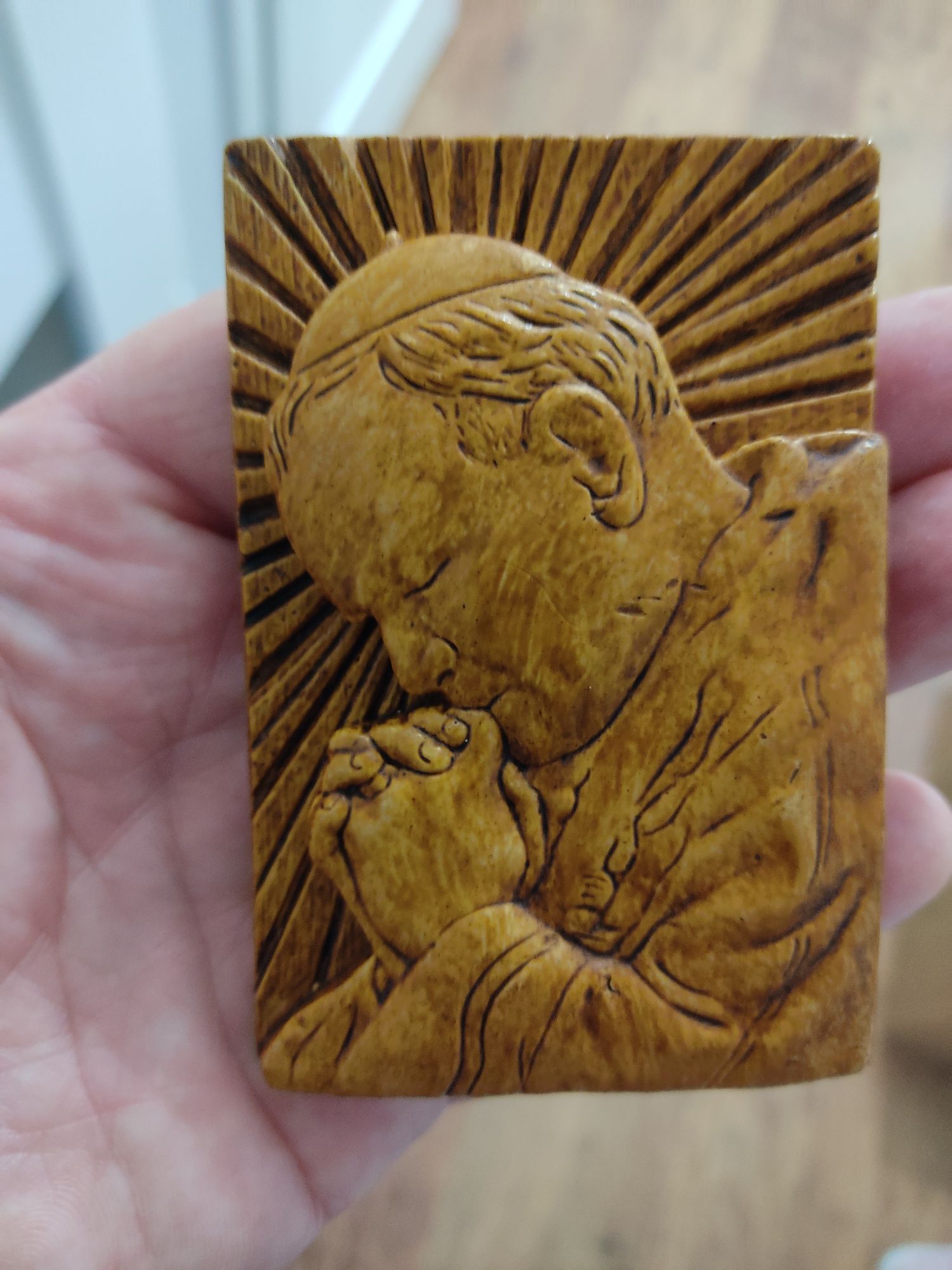 "Papież Polak"-nowy, przepiękny obraz -rzeźba w drewnie!