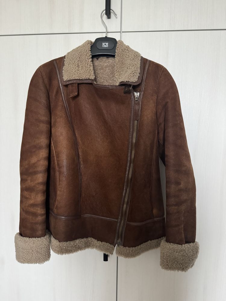 Дублёнка Massimo Dutti