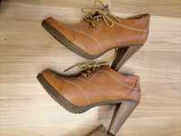 Buty damskie Jezierski brązowe