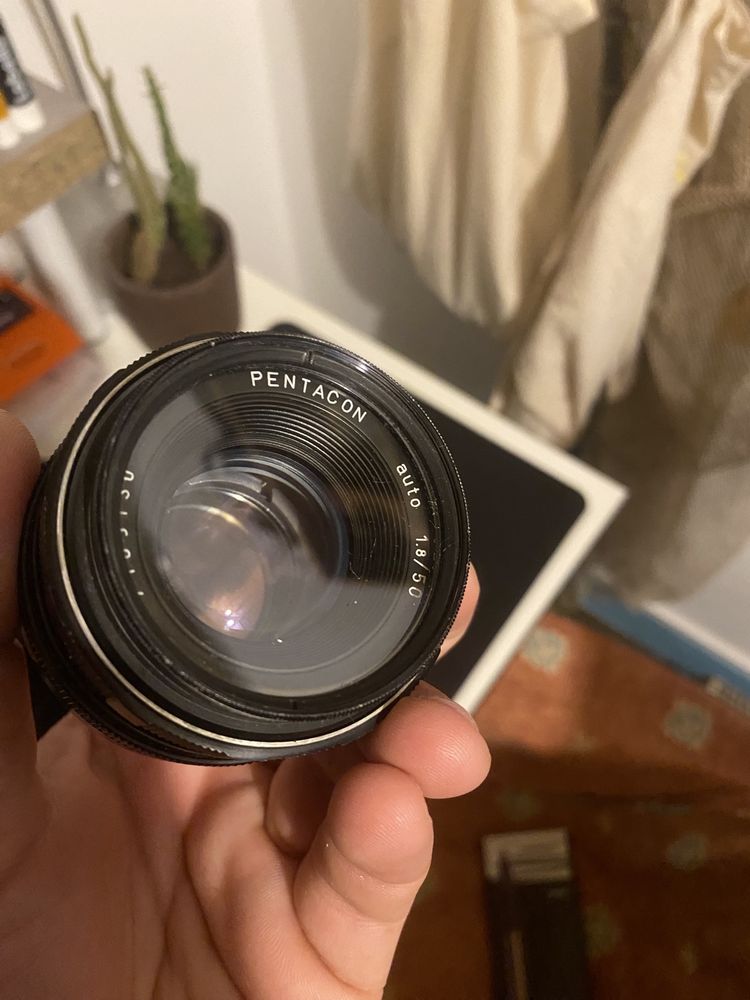 Lente vintage 50mm rosca M42