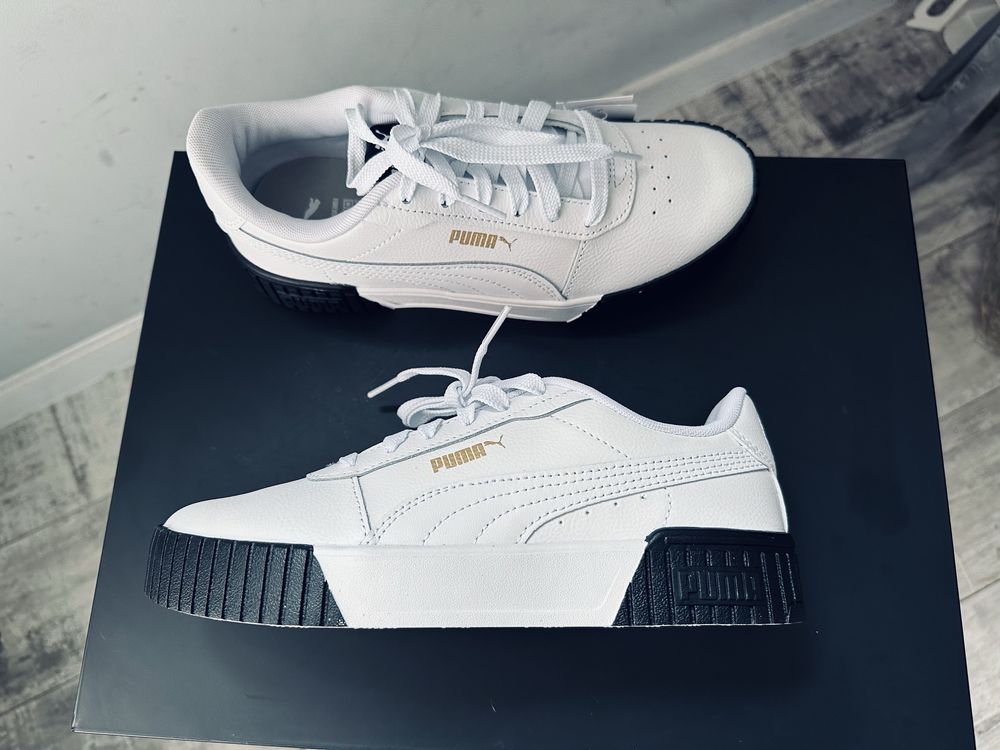 Buty sportowe Puma Carina 2.0 38 białe trampki sneakersy niskie