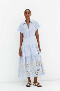 Сукня-сорочка з вишивкою ZARA