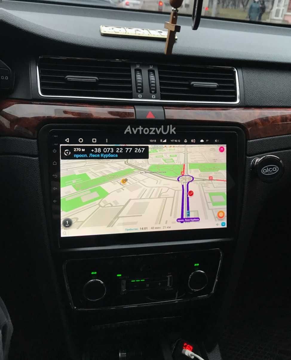 Магнитола SUPERB Skoda Суперб GPS USB SuperB 2 дин CarPlay Android 13