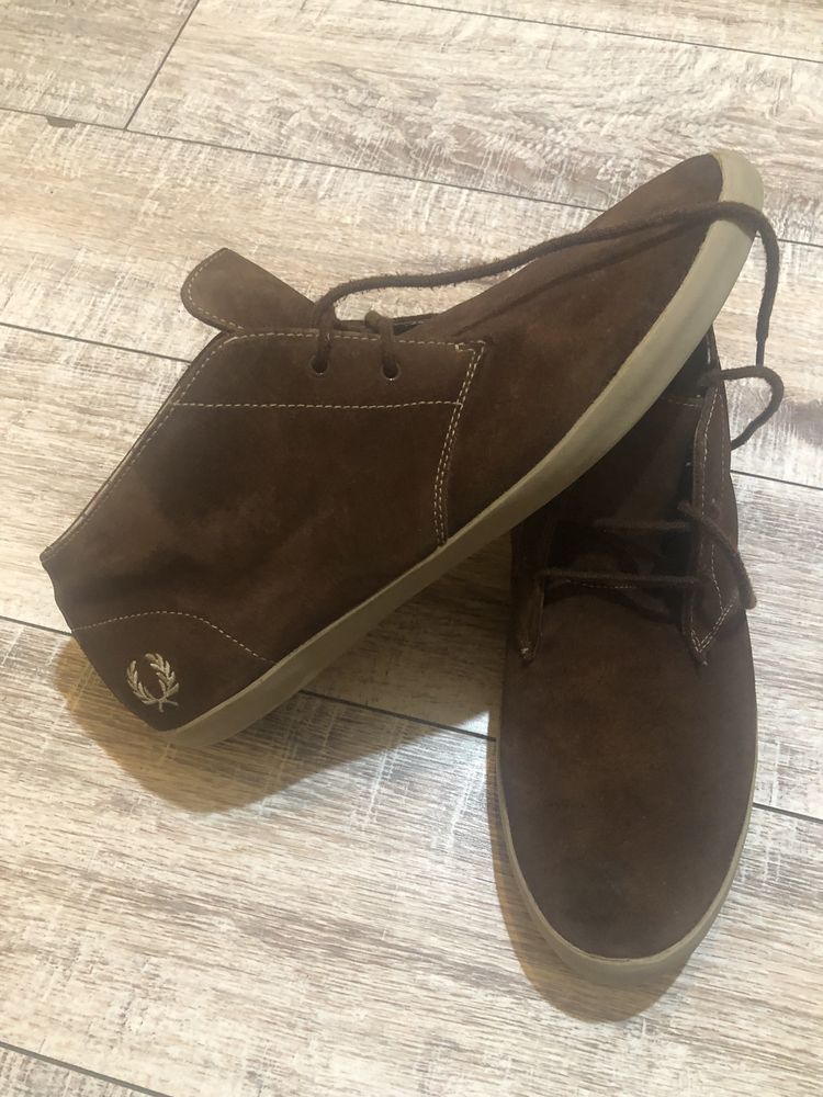 Fred Perry Buty męskie do kostki zamszowe 46 wkł.29,5 cm