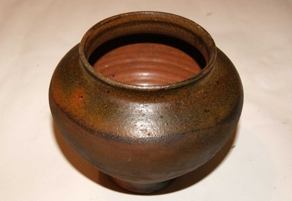 Ретро керамический горшок Глиняный горшочек Керамическая посуда СССР