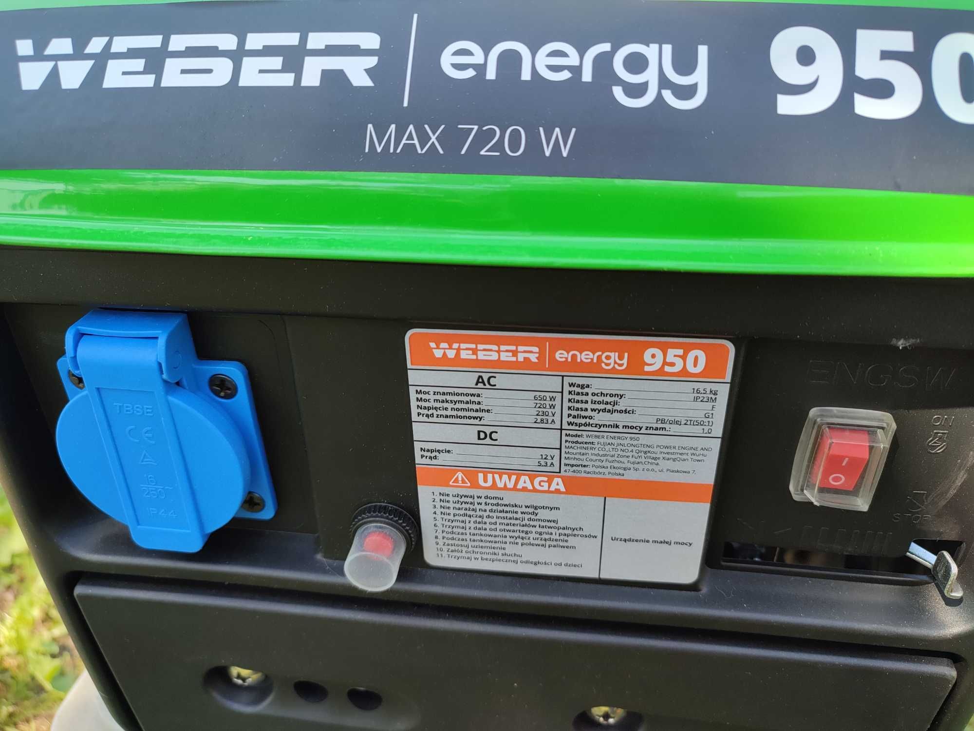 Agregat prądotwórczy Weber Energy 950