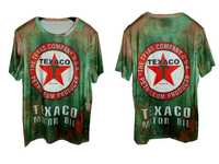 Texaco petrol USA T shirt ombre koszulka męska biceps automaniak L