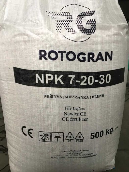 Nawóz NPK 7-20-30 blend ROTOGRAN