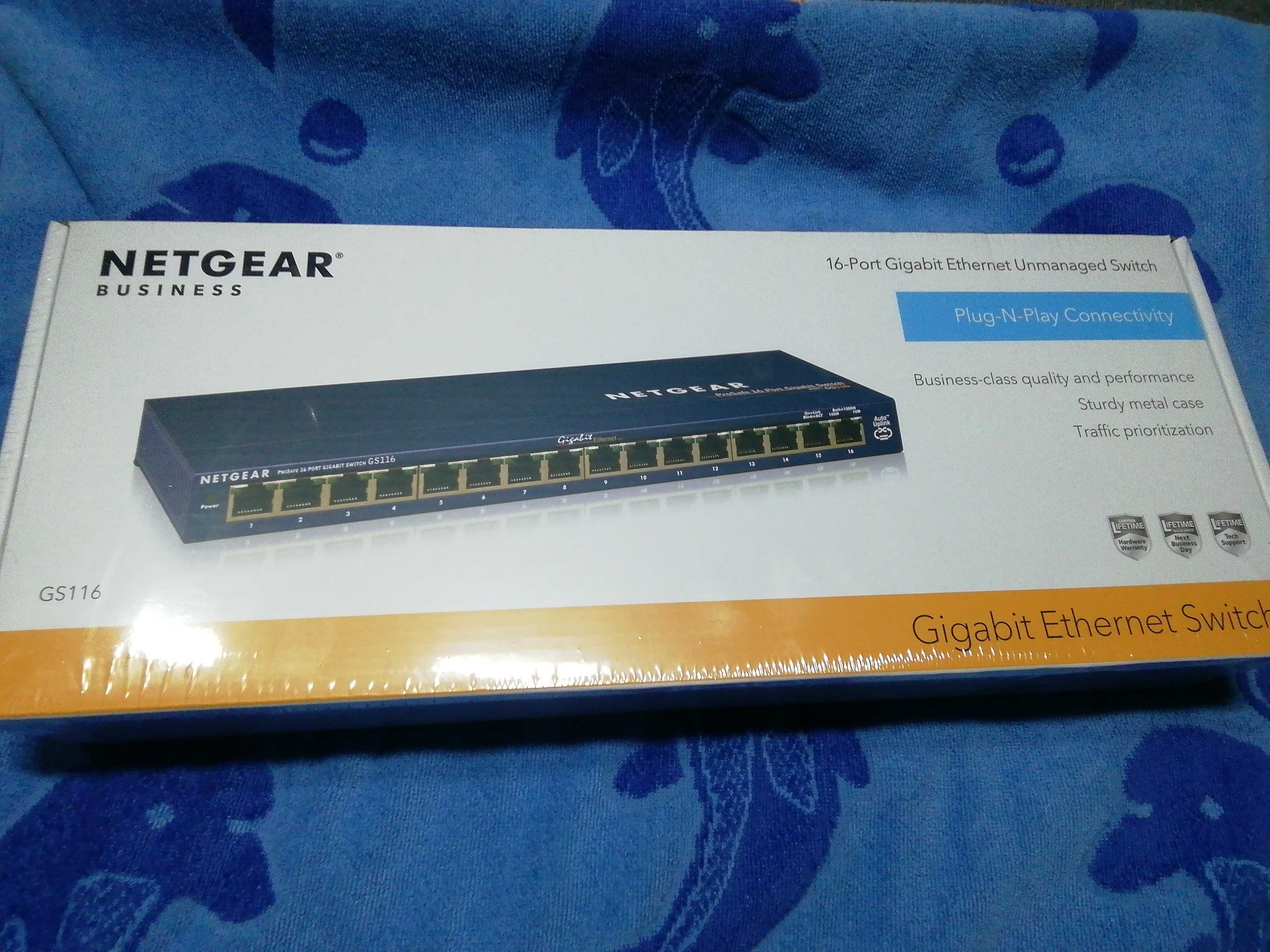 NETGEAR Przełącznik niezarządzałny GS116