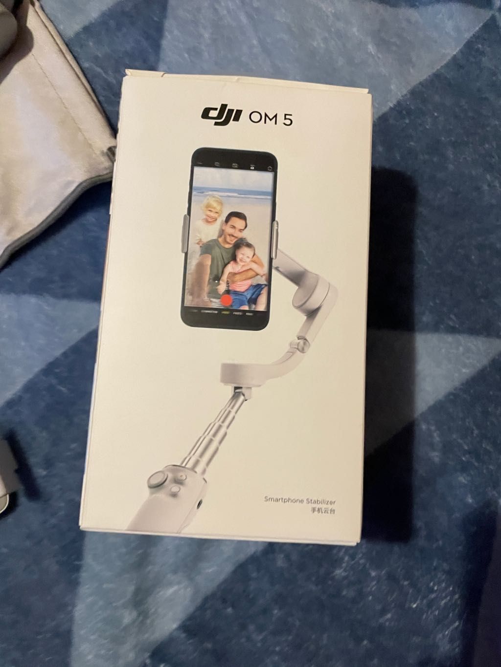 Gimbal DJI OM5, podświetlana LED klamra. Stan idealny. Długie ramie.