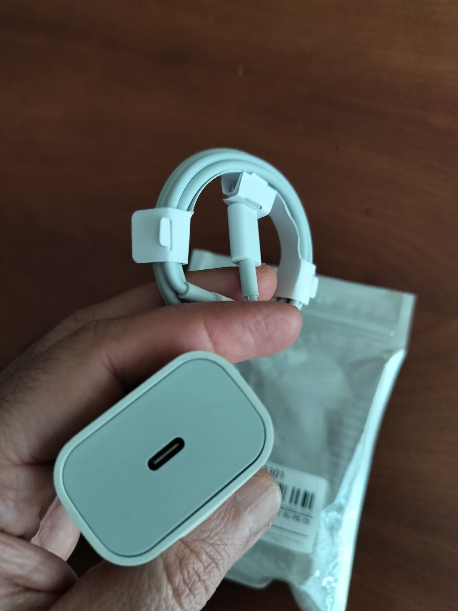 Carregador e cabo de carregamento rápidos para iPhone