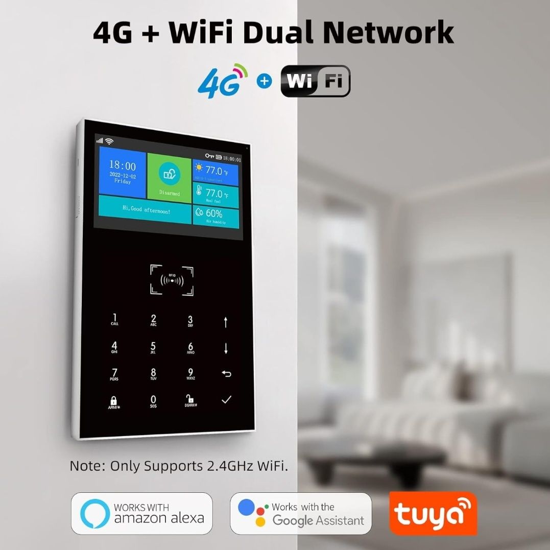 Clouree System alarmowy WiFi , GSM/4