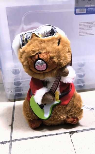 Поёт, танцует, повторяет фразы мягкая интерактивная игрушка Капибара