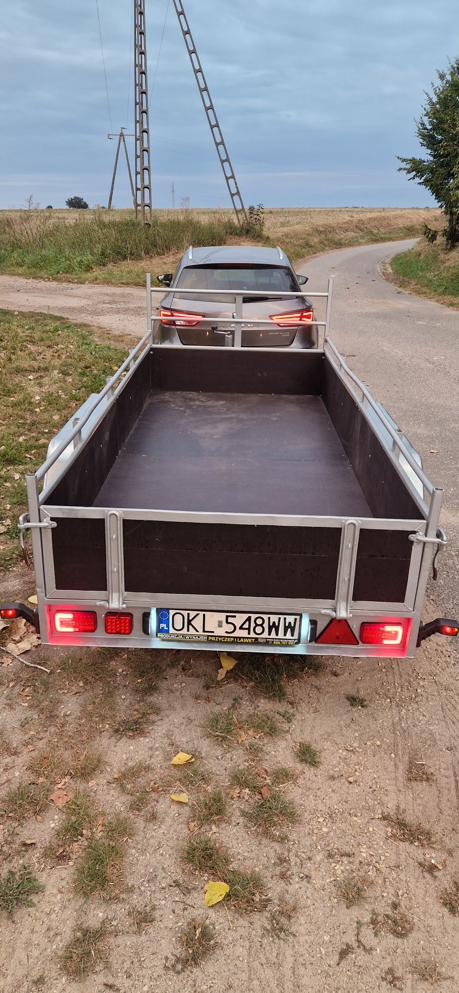 Przyczepka dwuosiowa 2000 DMC Holenderska Hapert odnowiona