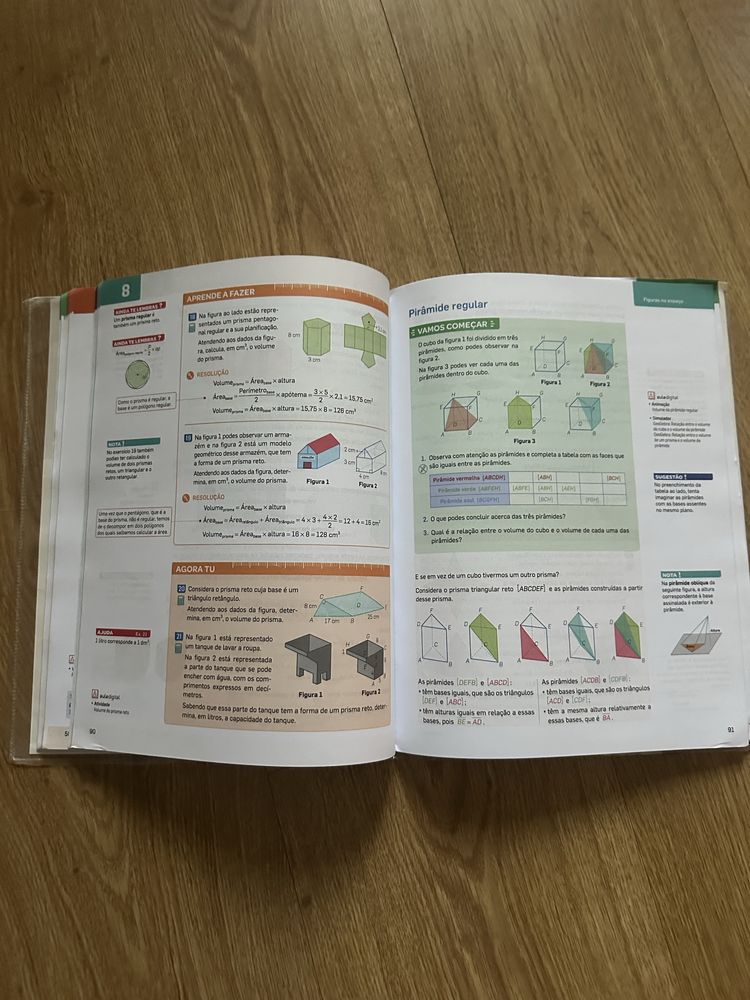 Pack manual mat 8 parte 1 e 2