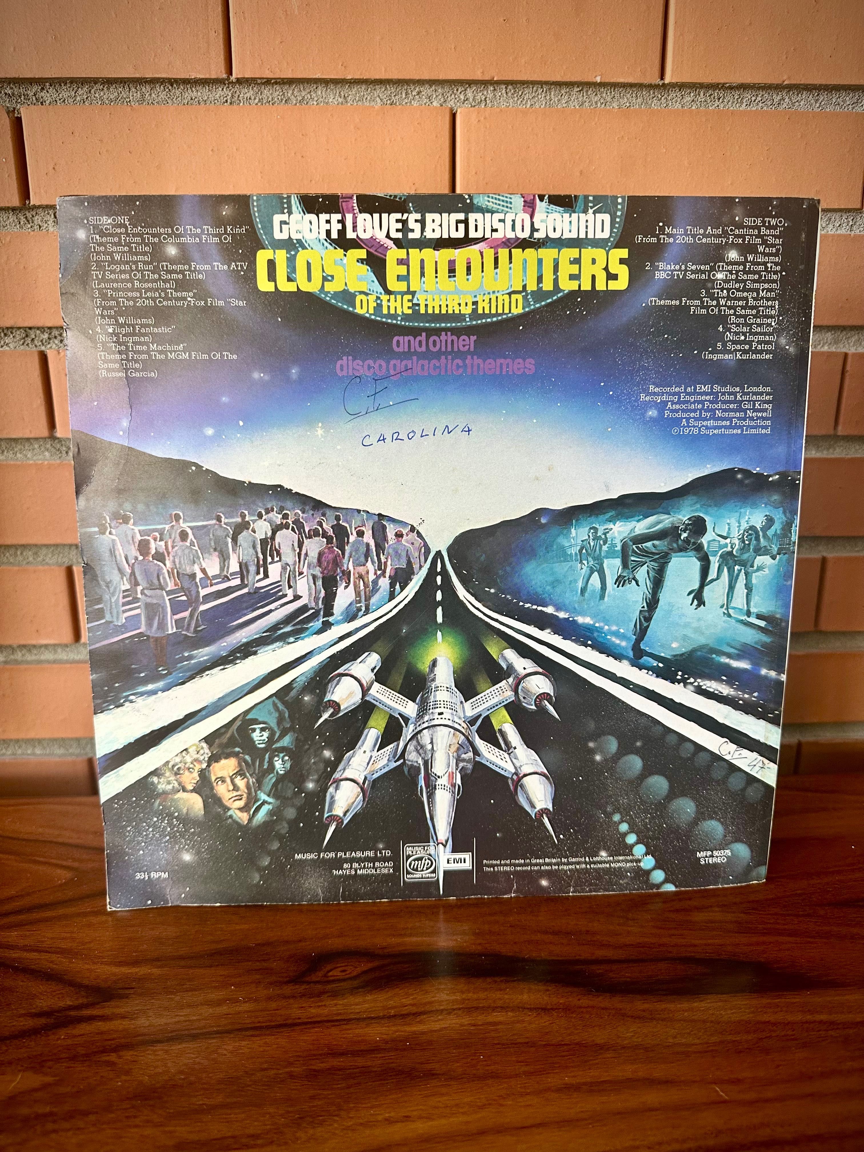 Disco vinil Geoff Love”s Big disco sound Star Wars galactic themes