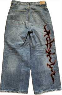 широкие реп джинсы багги jnco, sk8, y2k