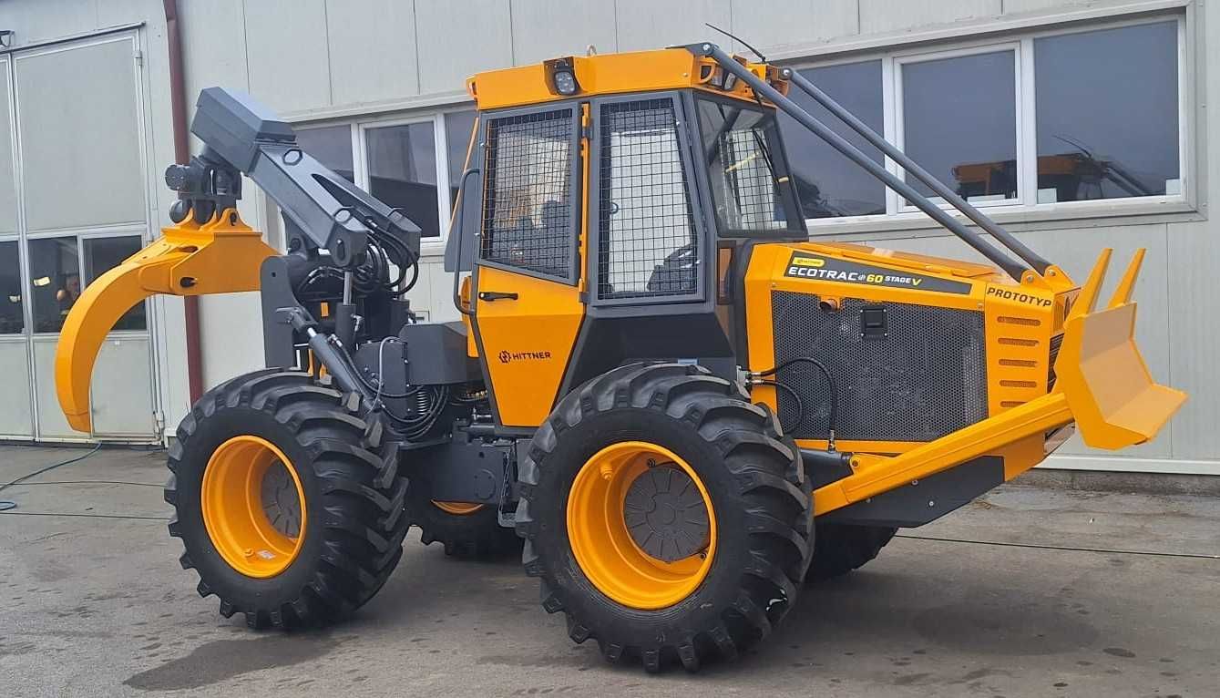 Skider Sidder HITTNER Ecotrac 60V, Ciągnik leśny, FV 23%