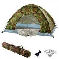 Палатка туристическая/армейская 2 местная для отдыха цвета хаки OSPORT