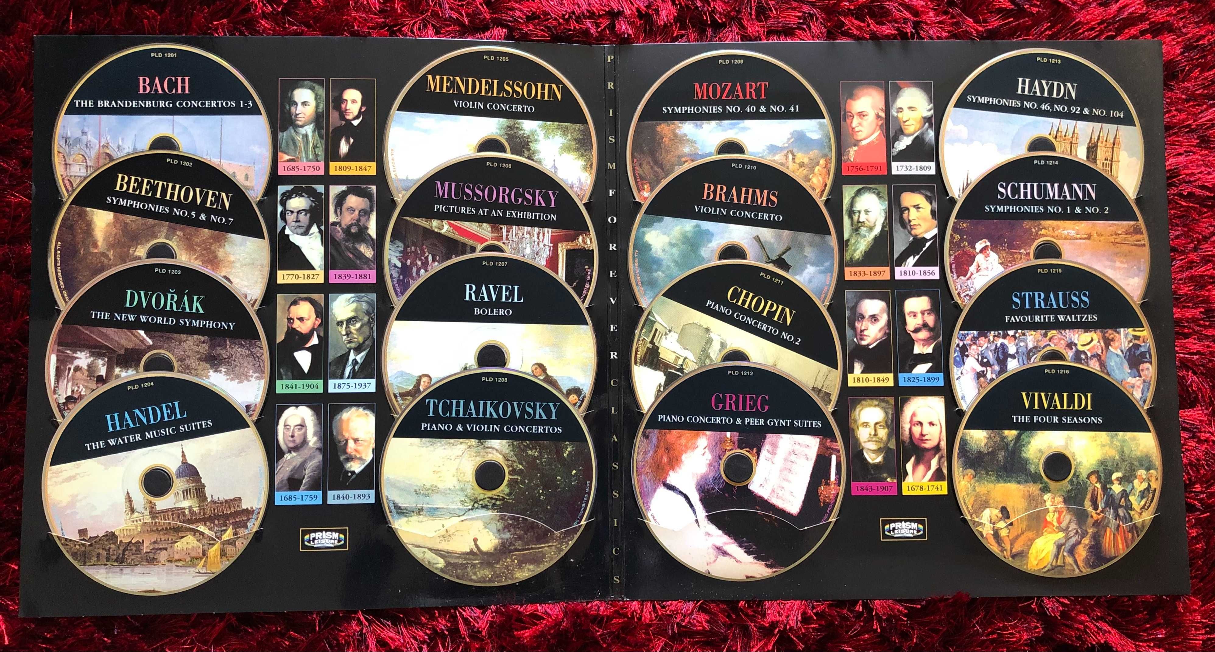 Música clássica: Forever Classics (the very best 16 CD picture discs)