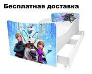 Ліжко для дівчинки frozen холодне серце Фроузен Ельза в наявності Одес