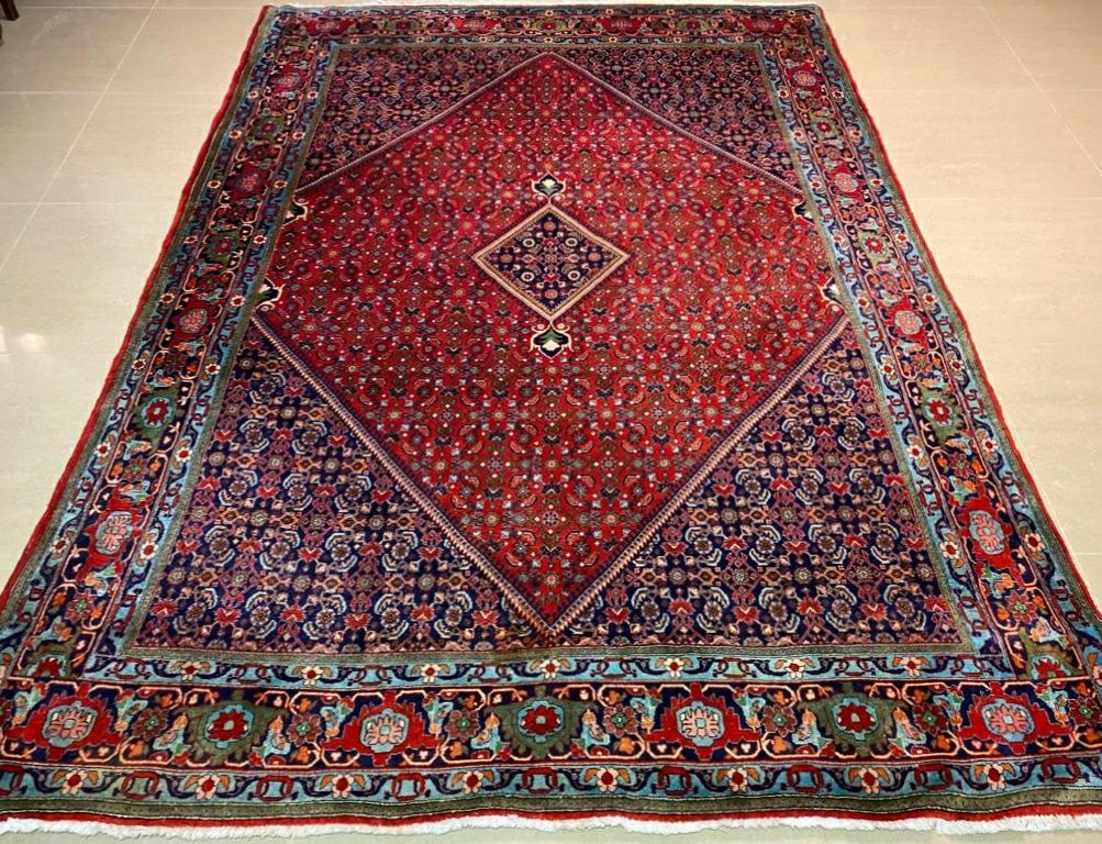 Bidjar Takab 300 # 205 Perski dywan z Iranu - Ręcznie tkany wełniany