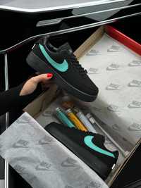Кросівки Nike Air Force 1 Low x Tiffany&Co Black Mint