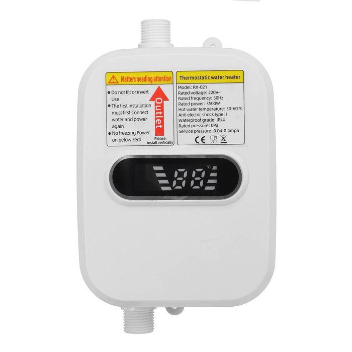 Електричний  водонагрівач-душ з краном