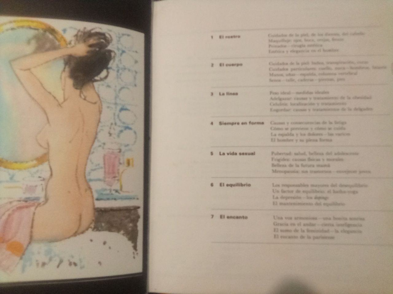 Livro antigo da Beleza da mulher