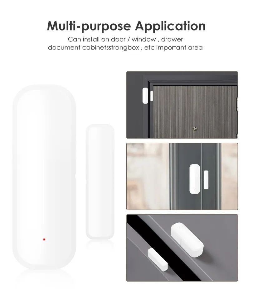 Sensor porta ou janela WiFi  tuya - domótica