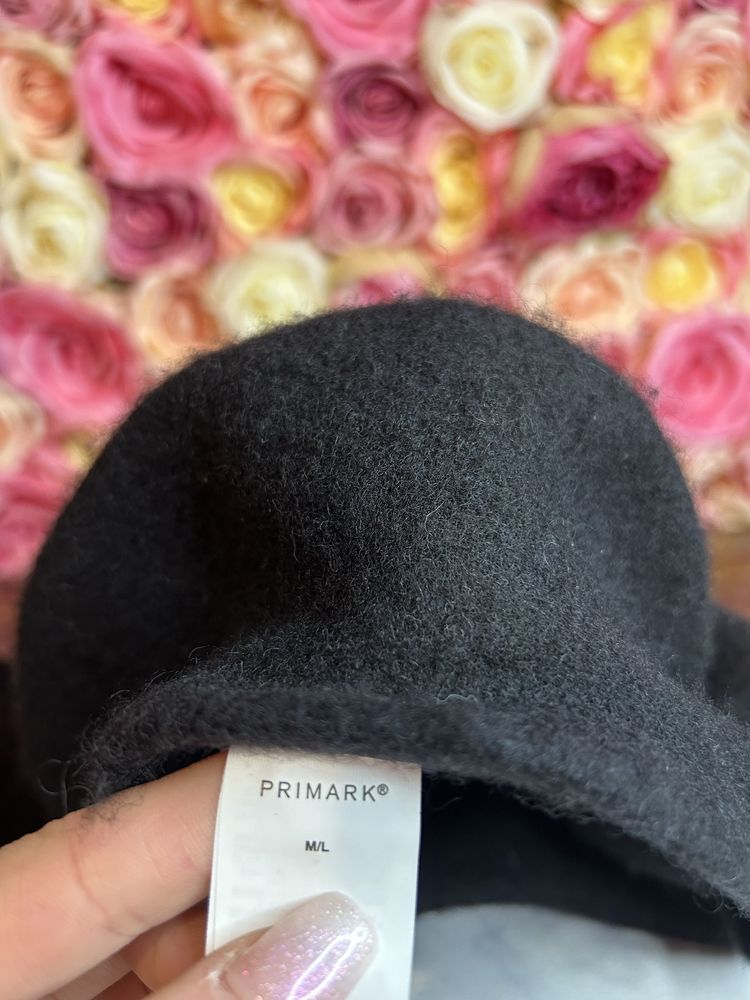 Beret w gwiazdki primark gwiazdy czarny