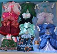 Одежда для кукол, пупсов, СССР, ГДР: платья, блузки, юбки, шубы, шорты