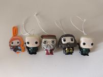 NOWE figurki Harry Potter 4 szt. i spinacz Zestaw