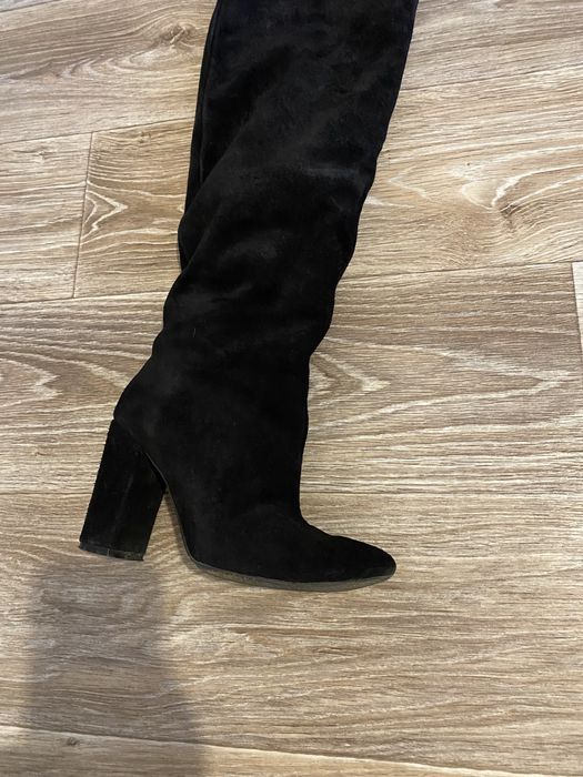 Сапожки натуральні замшеві