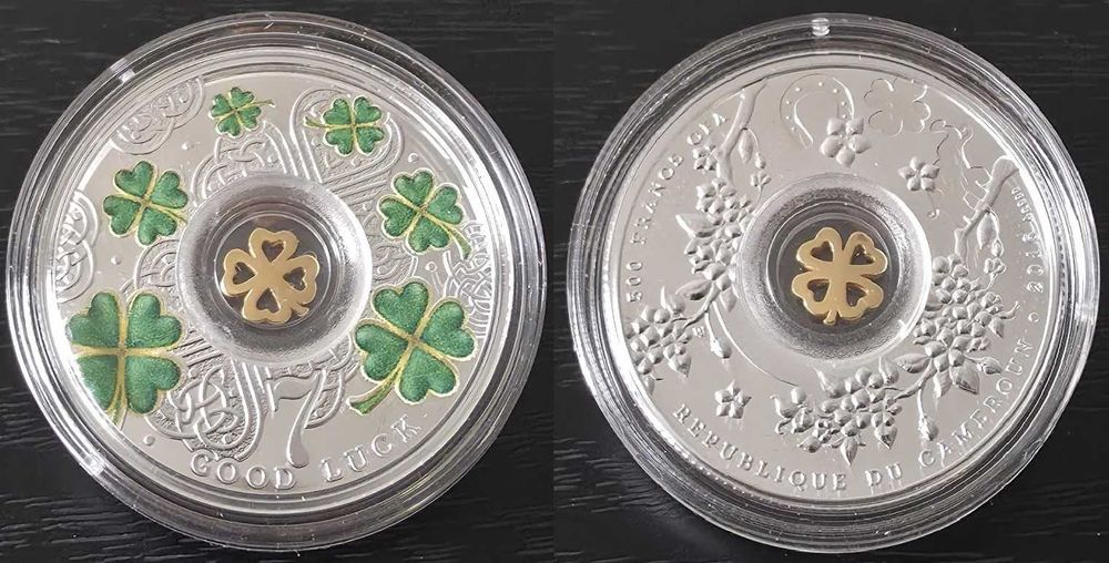 Kolekcja 7 monet z serii Szczęśliwa siódemka