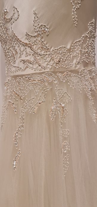 Sukienka ślubna, balowa r. S jedwab