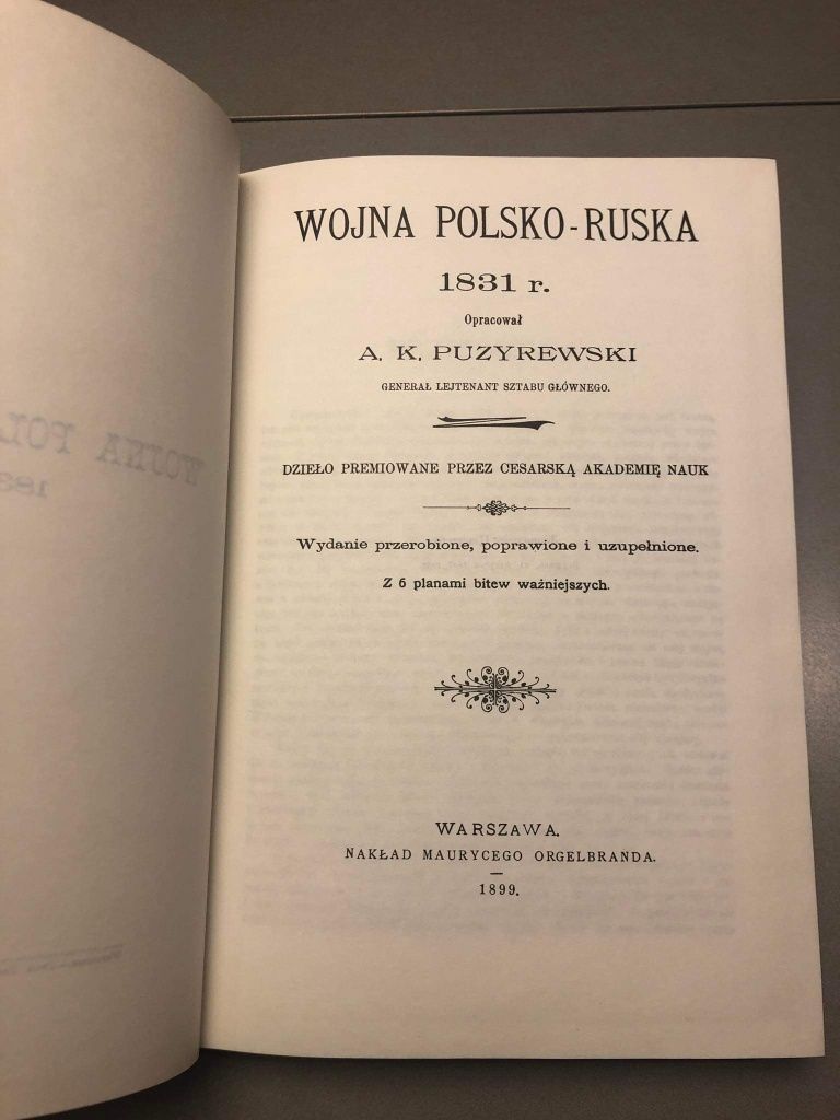 Książka Wojna Polsko- Ruska