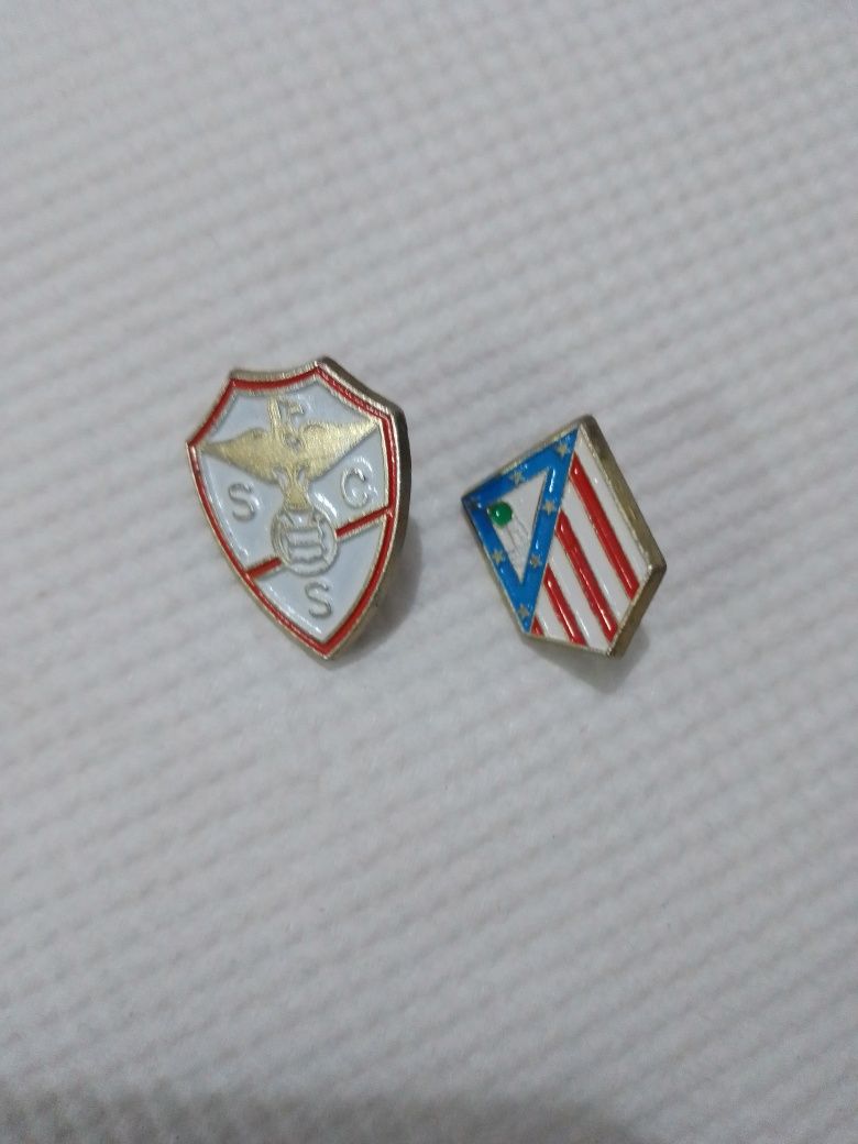 2 pins do salgueiros e atlético de Madrid